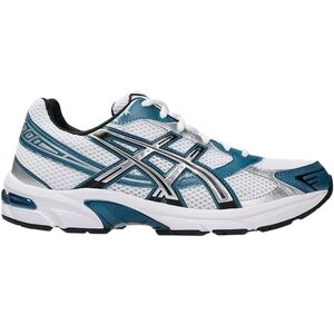 ASICS Men's White and Teal Athletic Shoes